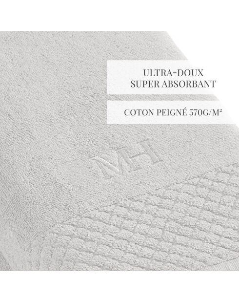 Set de 2 draps de bain Eden sable - 2x(70x140 cm)
