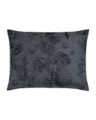 Set aus 2 Kissenbezügen aus Baumwollsatin Jardin Botanique schwarz/grau - 2x (50x70 cm)