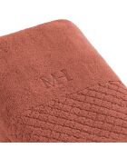Set de 2 serviettes Eden terracotta - 2x(50x100 cm)