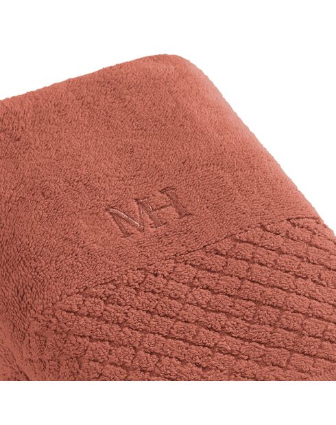 Set de 2 serviettes Eden terracotta - 2x(50x100 cm)
