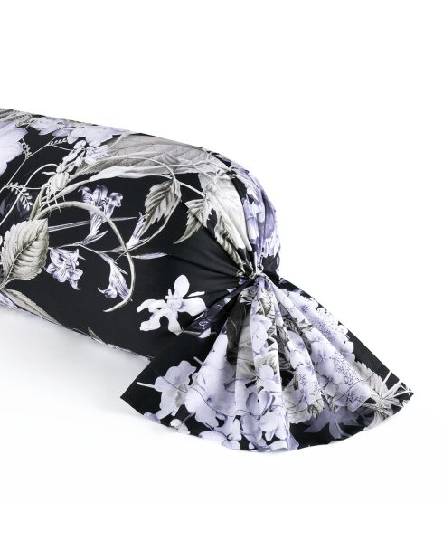 Nackenetui aus Baumwollsatin in Hortensia, 43 x 210 cm, Dunkelblau