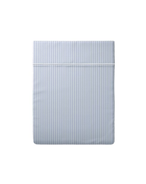 Bettlaken Dauphine aus Perkal-Baumwolle, 240 x 300 cm, hellblau