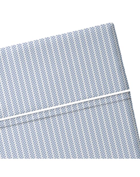 Bettlaken Dauphine aus Perkal-Baumwolle, 240 x 300 cm, hellblau
