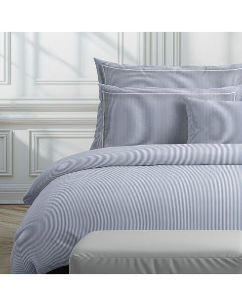 Bettlaken Dauphine aus Perkal-Baumwolle, 240 x 300 cm, hellblau