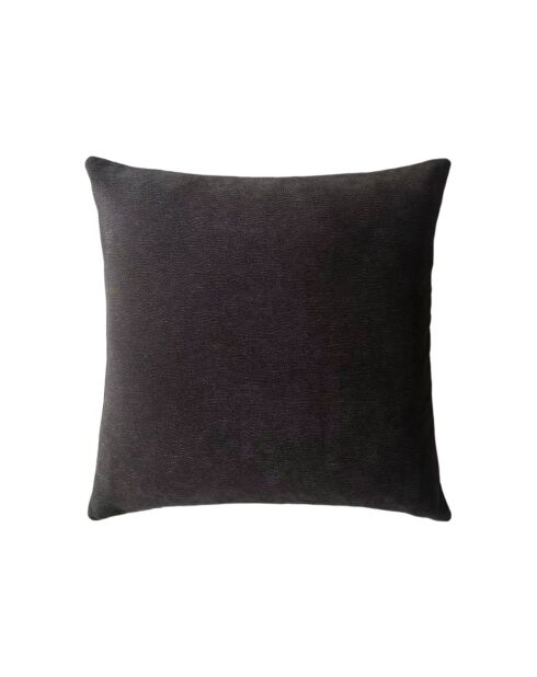 Fodera per cuscino Yaël grigio scuro - 45x45 cm