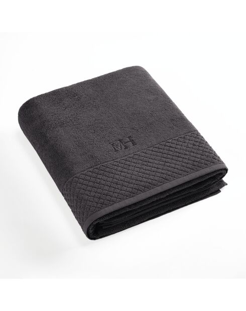 Maxi drap de bain Eden gris foncé - 100x150 cm