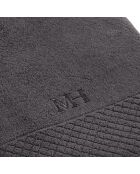 Maxi drap de bain Eden gris foncé - 100x150 cm