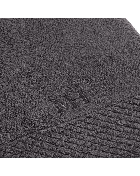 Maxi drap de bain Eden gris foncé - 100x150 cm