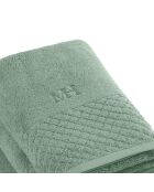 Set di 2 asciugamani + 2 teli da bagno Eden verde bottiglia - 2x (50x100 cm)