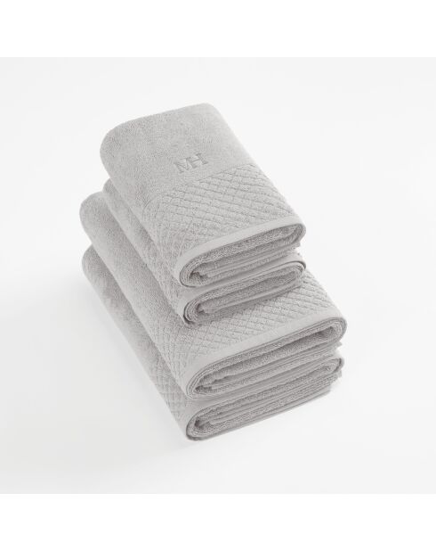 Set de 2 serviettes + 2 draps de bain Eden sable - 2x(50x100 cm)