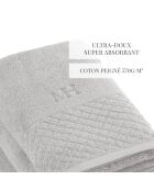 Set de 2 serviettes + 2 draps de bain Eden sable - 2x(50x100 cm)