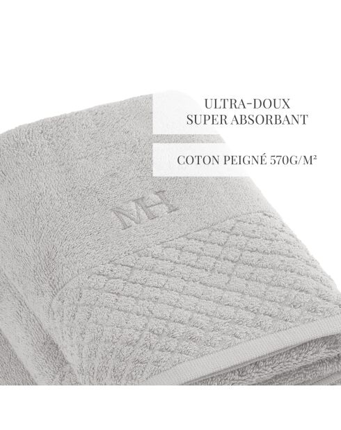 Set de 2 serviettes + 2 draps de bain Eden sable - 2x(50x100 cm)