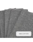 Serviette coton Gris - 6x(40x40 cm)