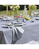 Serviette coton Gris - 6x(40x40 cm)