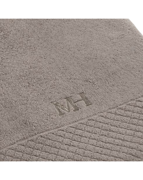 Telo da bagno LT Eden in cotone pettinato marrone - 100x150 cm