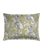 Set aus 2 grünen Kissenbezügen aus Baumwollsatin im botanischen Garten — 2 x 50 x 70 cm
