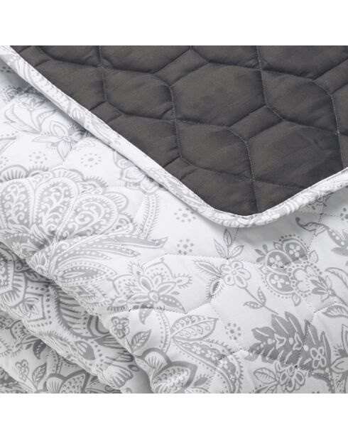 Fleur de prestige beige beddensprei van katoensatijn - 220x250 cm