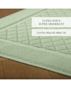 Alfombra de baño verde prado - 50x70 cm