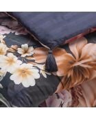 Dekbed met kwastjes Donkerblauwe honingbloem - 140x200 cm