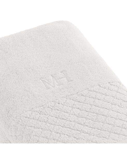 Set de 2 serviettes Eden blanches - 2x(50x100 cm)