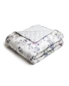 Couvre-lit satin de coton Erodium blanc - 220x250 cm