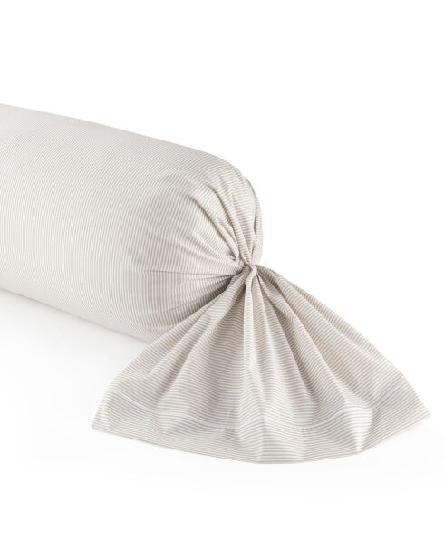 Custodia Dauphine in cotone percalle tortora - 43x210 cm