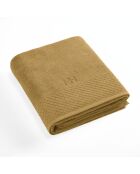 Maxi drap de bain Eden jaune moutarde - 100x150 cm