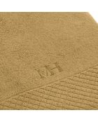 Maxi drap de bain Eden jaune moutarde - 100x150 cm