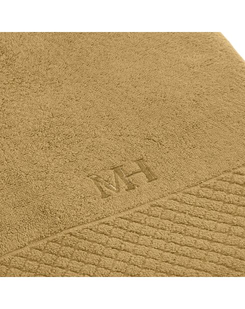 Maxi drap de bain Eden jaune moutarde - 100x150 cm