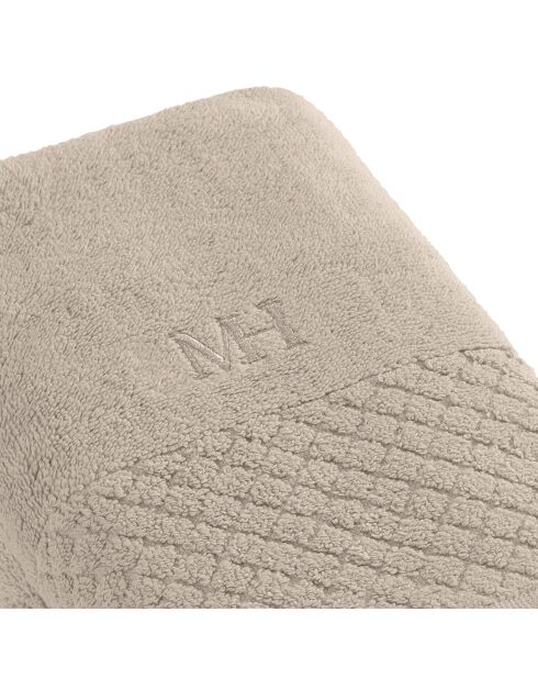 Asciugamano in cotone pettinato tortora LT Eden - 2x (50x100 cm)