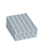 Serviette coton Bleu - 6x(40x40 cm)