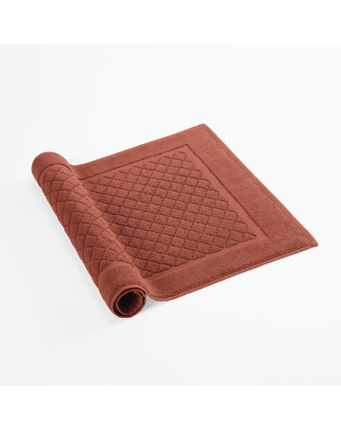 Tapis de bain terracotta - 50x70 cm