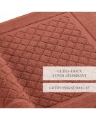 Tapis de bain terracotta - 50x70 cm
