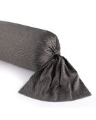 Custodia in raso di cotone marrone Zebra Dreams - 43x210 cm