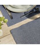4 tovagliette grigie in cotone - 4x (40x35 cm)