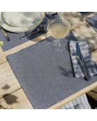 4 tovagliette grigie in cotone - 4x (40x35 cm)