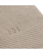 LT Eden Badewäsche-Set aus gekämmter Baumwolle, Taupe, 2 Stück (50 x 100 cm)