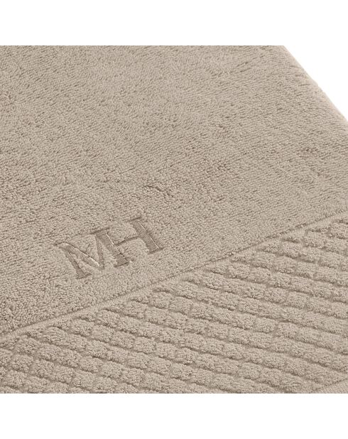 LT Eden Badewäsche-Set aus gekämmter Baumwolle, Taupe, 2 Stück (50 x 100 cm)