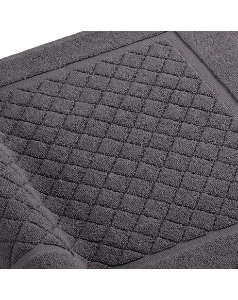Tapis de bain gris foncé - 50x70 cm