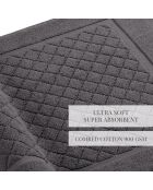 Tapis de bain gris foncé - 50x70 cm