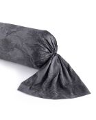 Nackenetui aus Baumwollsatin mit botanischem Garten, 43 x 210 cm, Dunkelgrau