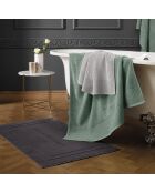 Alfombra de baño verde botella - 60x100 cm