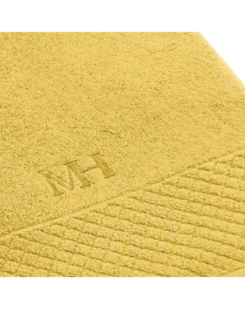 Set de 2 serviettes Eden jaunes - 2x(50x100 cm)