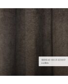 Rideau Santorin gris foncé - 140x280 cm