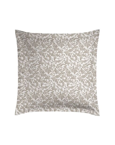 Set aus 2 Kissenbezügen aus Baumwollsatin Esprit Damas taupe