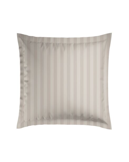 Set aus 2 Kissenbezügen aus Baumwollsatin Esprit Damas taupe