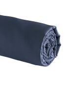 Drap-housse satin de coton Amélia bleu 04