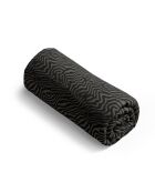 Lenzuolo con angoli elasticizzati in cotone satinato marrone zebra dreams