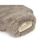 Bouillotte avec housse Uni beige - 20x33 cm