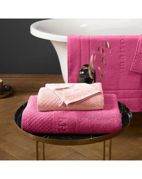 Alfombra de baño fucsia - 60x100 cm